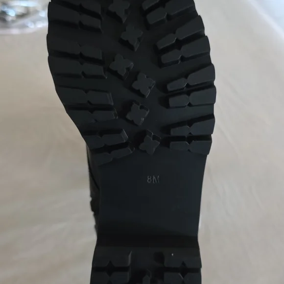 Dolls Kill Black Combat Boots with Pockets - Picture 7 of 12